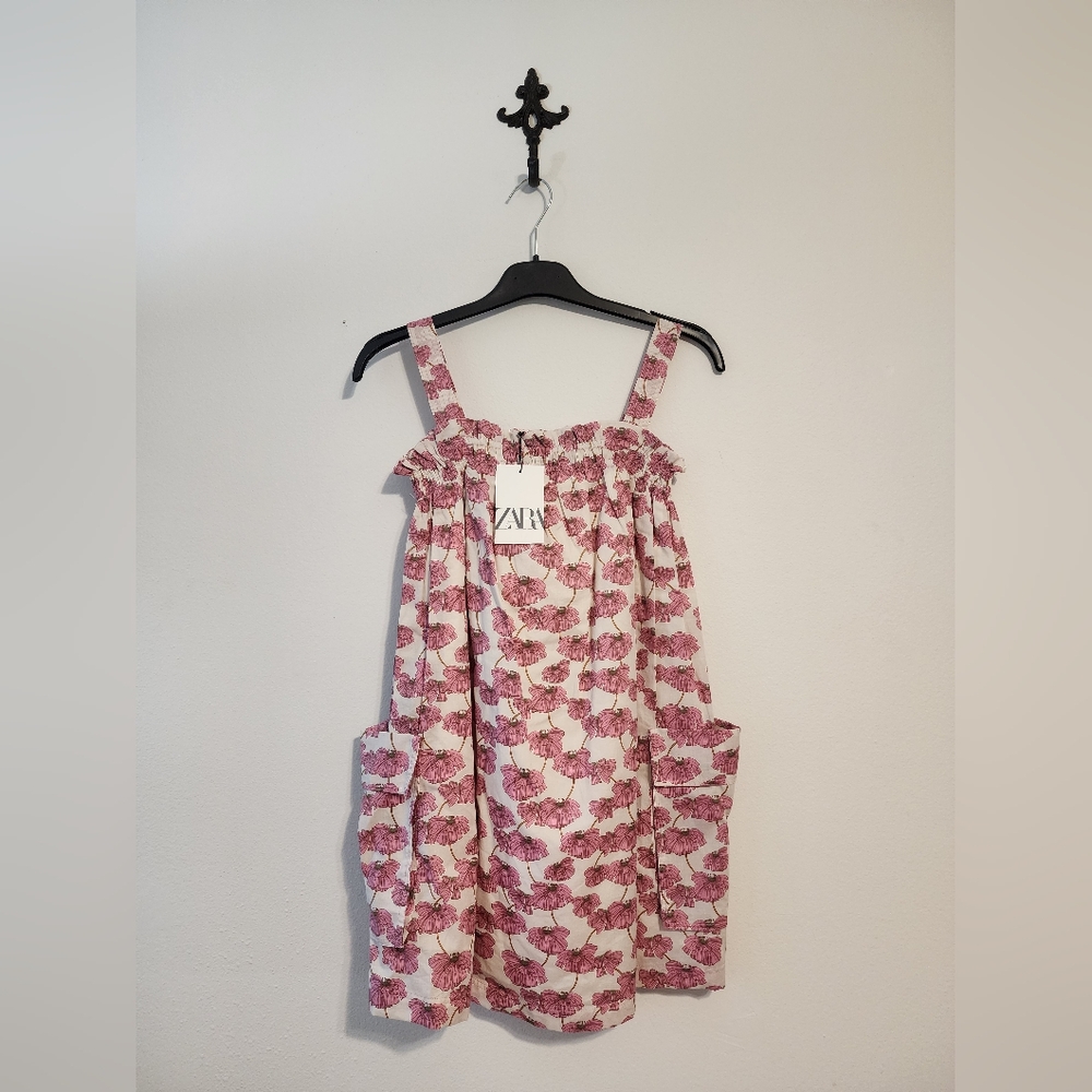 Pink Floral Kids Dress